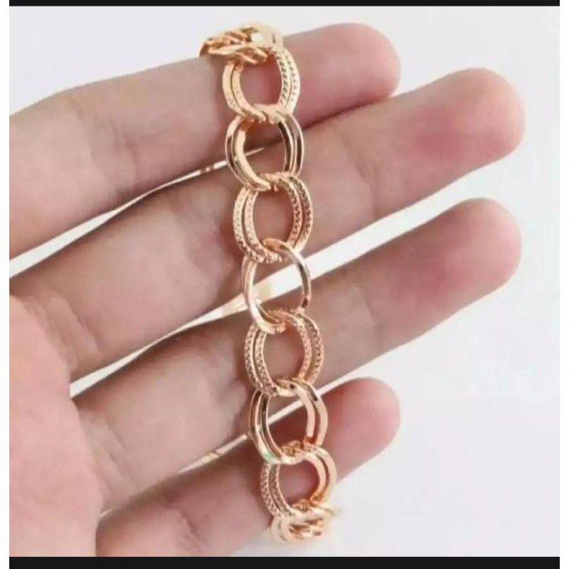 gelang rantai model sisik naga gelang titanium gelang wanita