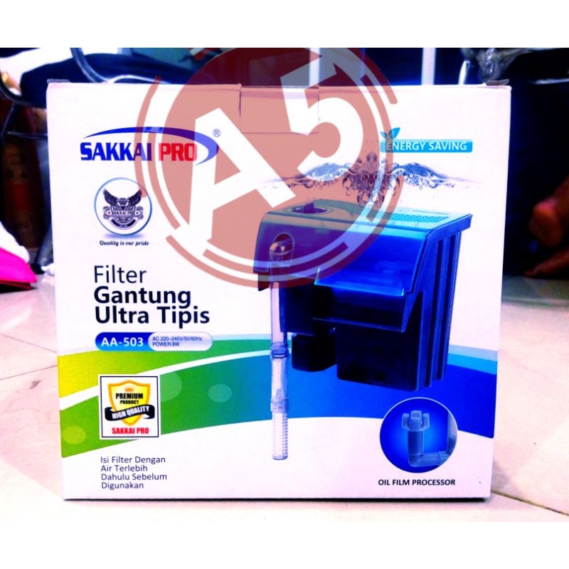 POMPA AQUARIUM HANGING FILTER SAKKAI PRO AA 503