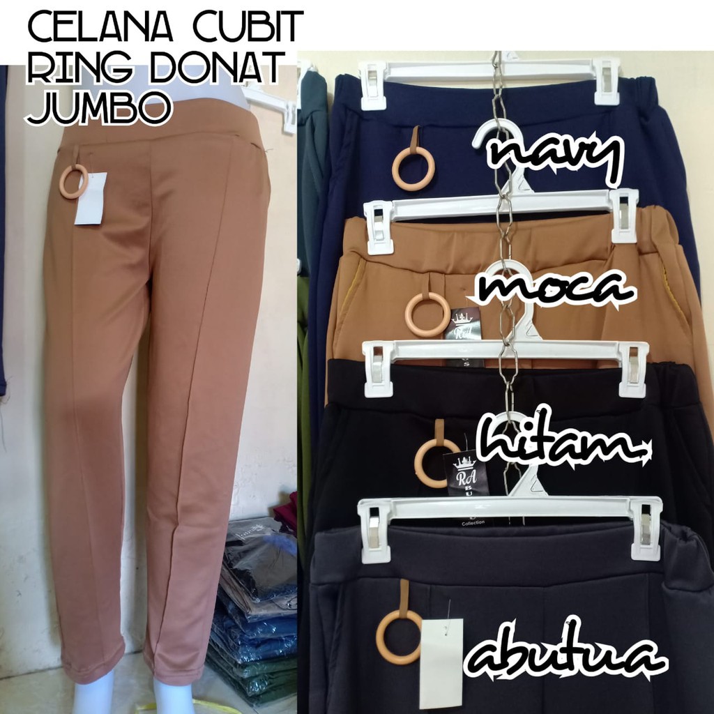 celana scuba ring donat // luna cubit scuba ring donat