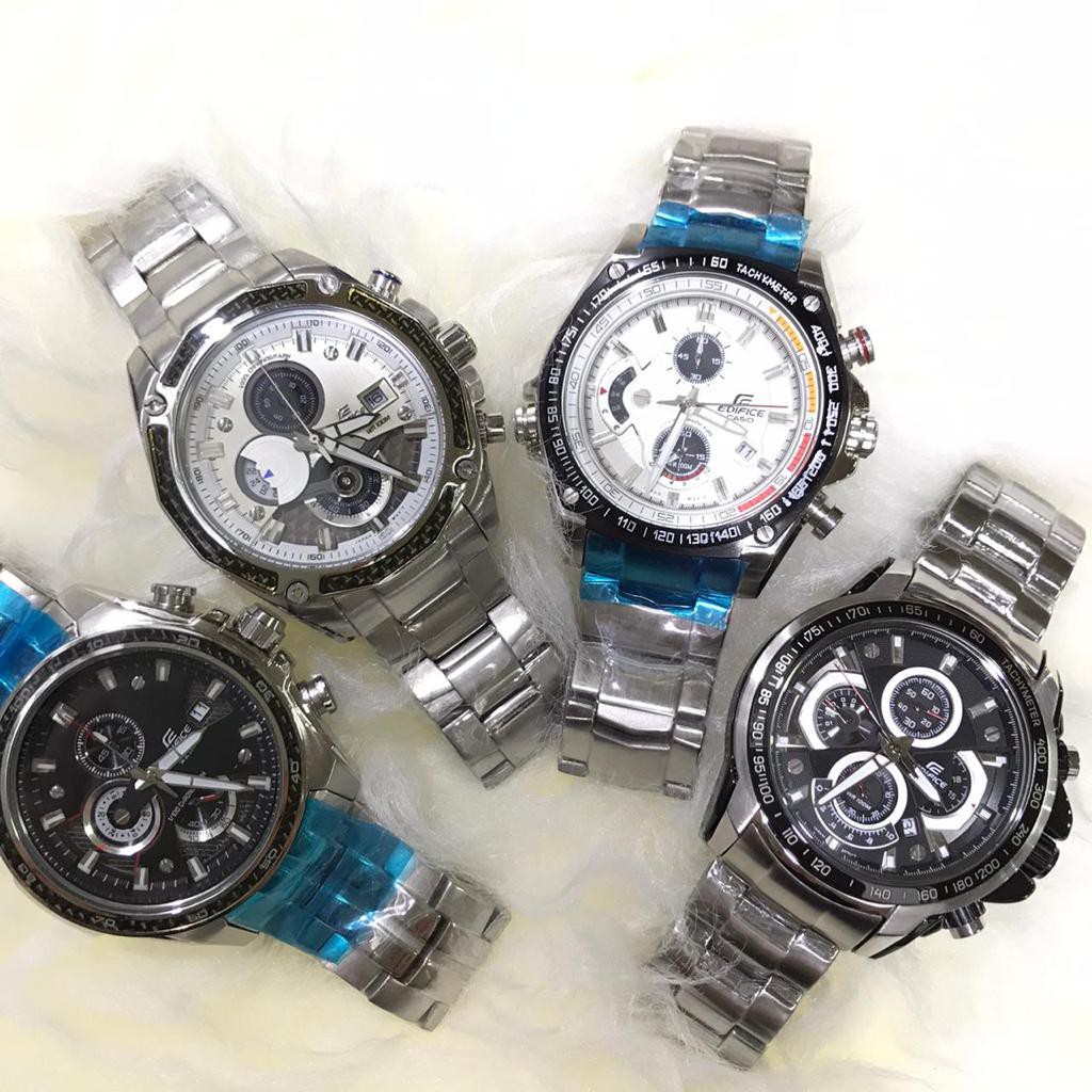 JAM TANGAN PRIA WANITA | RANTAI | KULIT | KARET | MURAH | PRIA cas10 EDIFICE Efr 565 Efr 506  Efr 50
