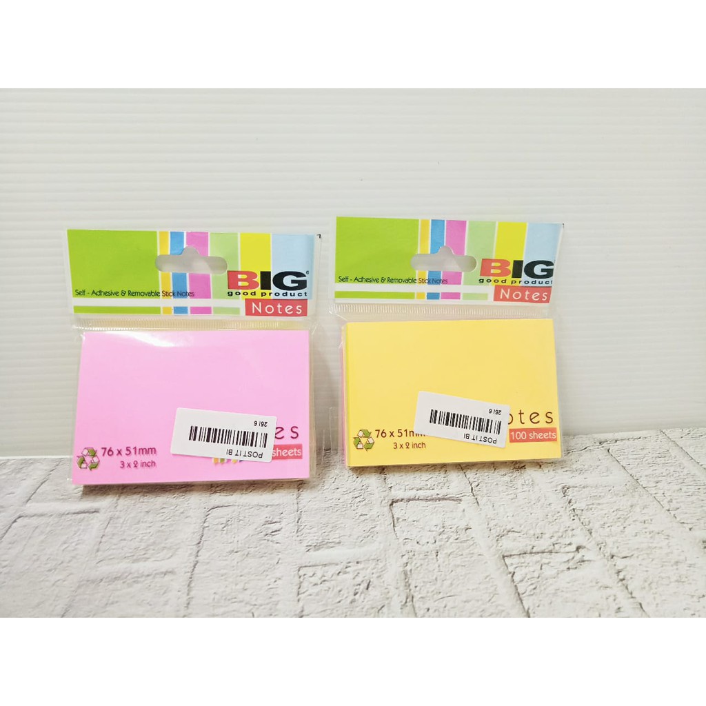 

Sticky Notes BIG 76x51 Mm 5 Warna