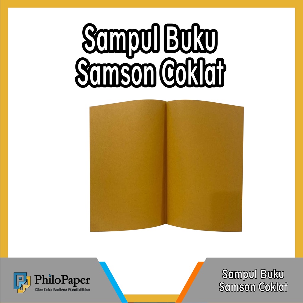 

ATK ~ Sampul Buku Samson Coklat / Pelapis Buku Brown Kwarto Boxy