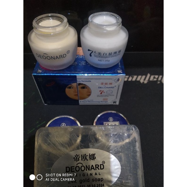 PAKET CREAM DEONARD SET + SABUN DEONARD GOLD ORIGINAL // pket cream deonard set + sabun deonard gold