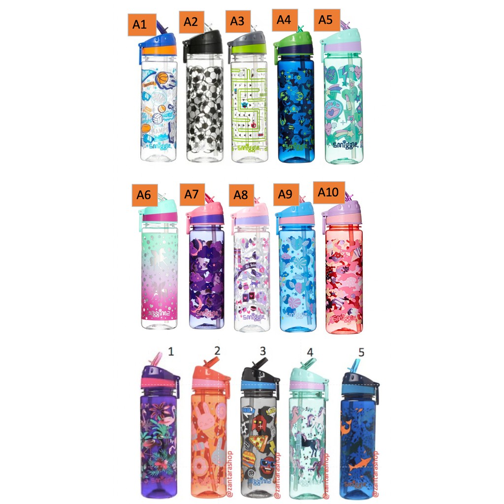 Smiggle water bottle / botol minum smiggle