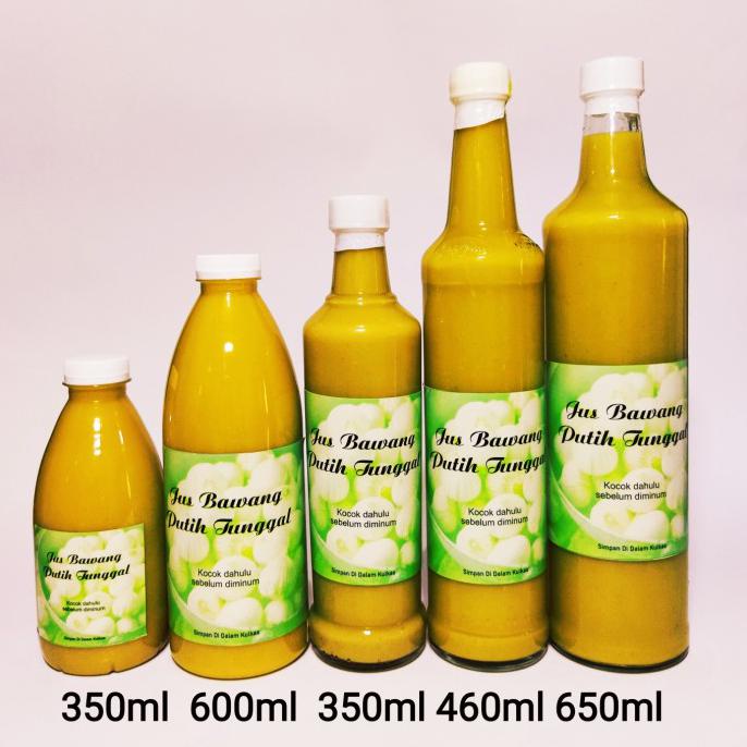 Original Ekstrak Bawang Tunggal, Jahe Merah, Madu, Cuka Apel, Lemon