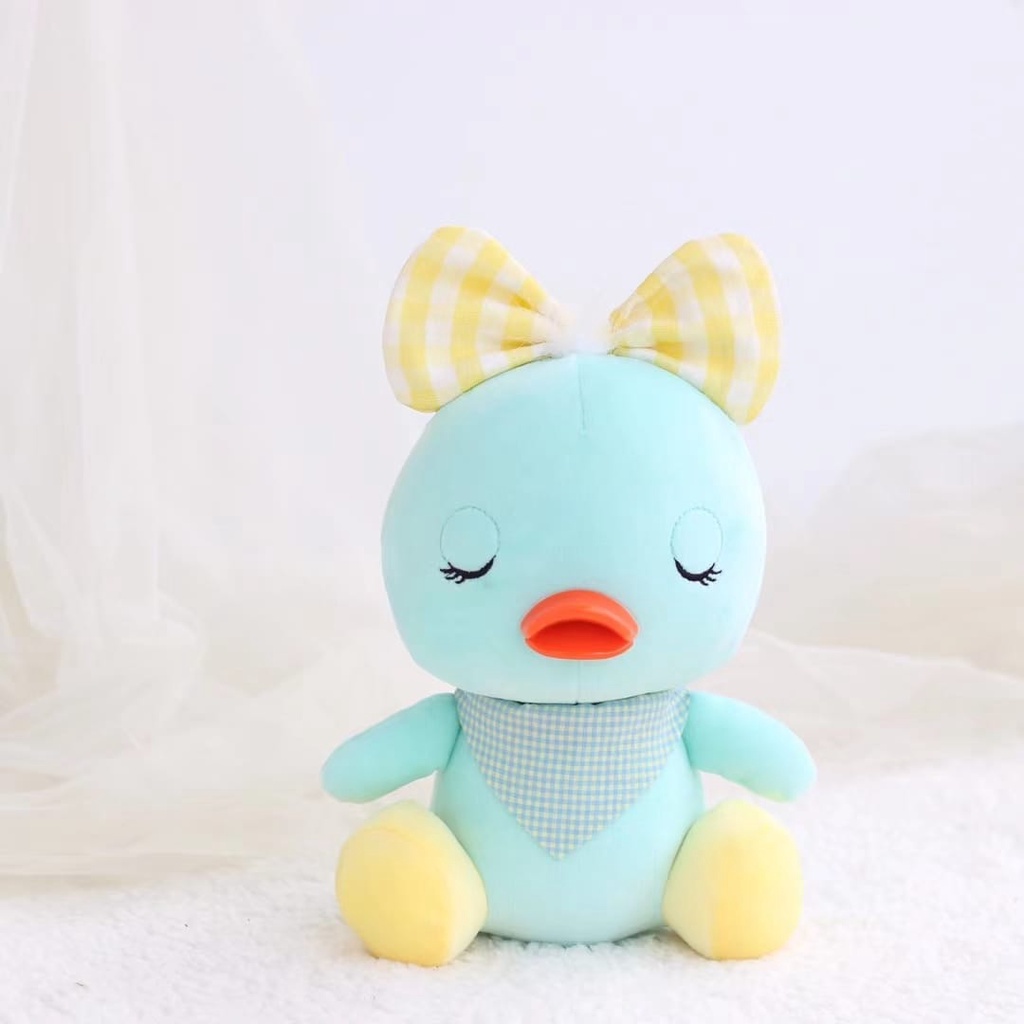 Boneka Bebek Piyo Pakai Bando Pita Bahan Halus dan Lembut