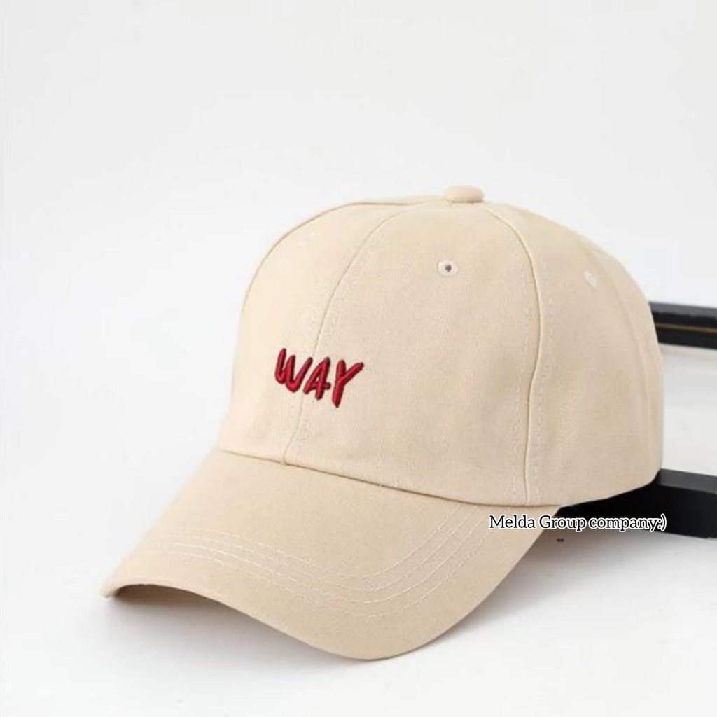 Topi Baseball Cap Way Terpopuler Topi Pria Wanita Kekinian Material catton premium (COD)