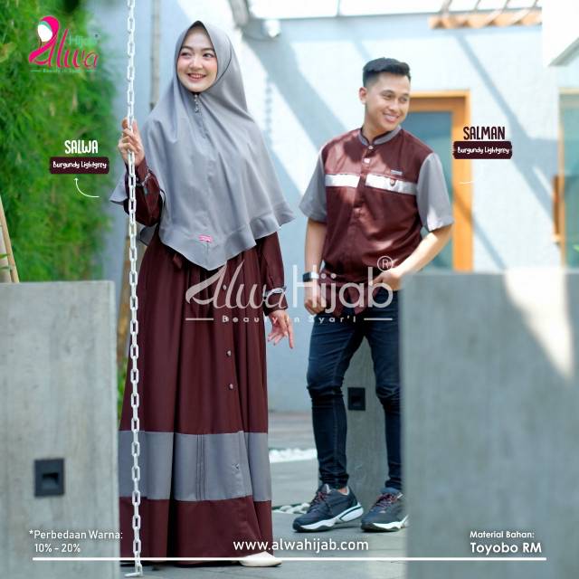Couple salman salwa original by alwa hijab
