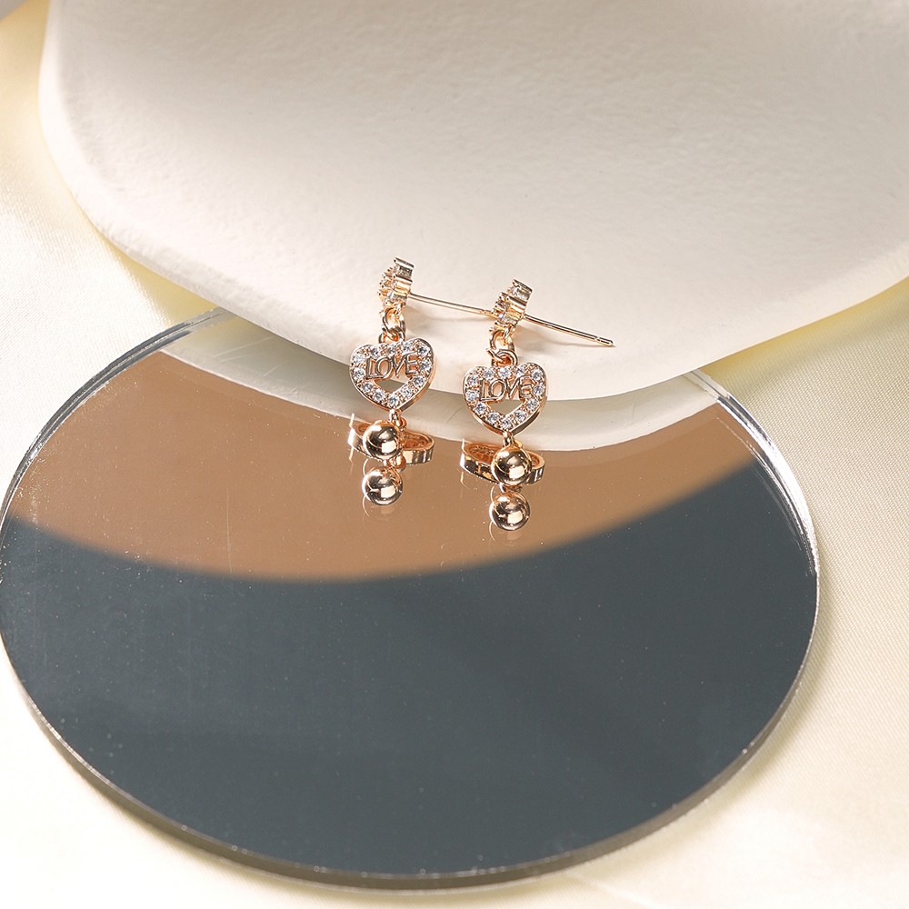 Anting Titanium Anti Karat Rose Gold Anting Korea Anting Tusuk Anting Anting Korea Anting Stainless Anting Wanita Murah  D309