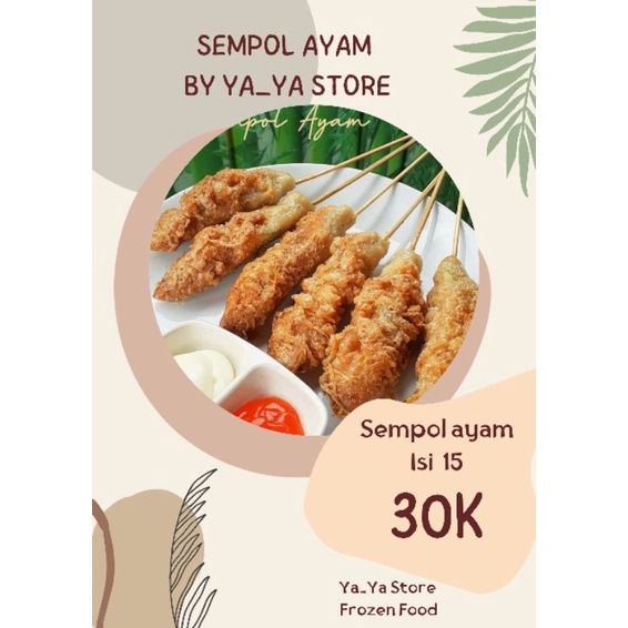 

Sempol Ayam//Sempol Crispy//Sempol Maknyuss
