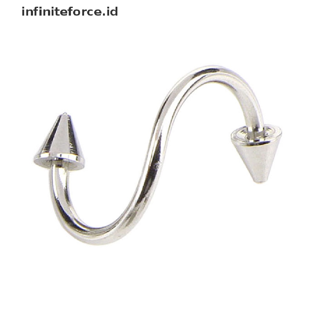 Infiniteforce.id 12pcs / Set Cincin Tindik Tubuh / Hidung Unisex Dewasa