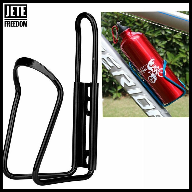 Holder/ Tempat botol minum sepeda aloy dan plastik mika