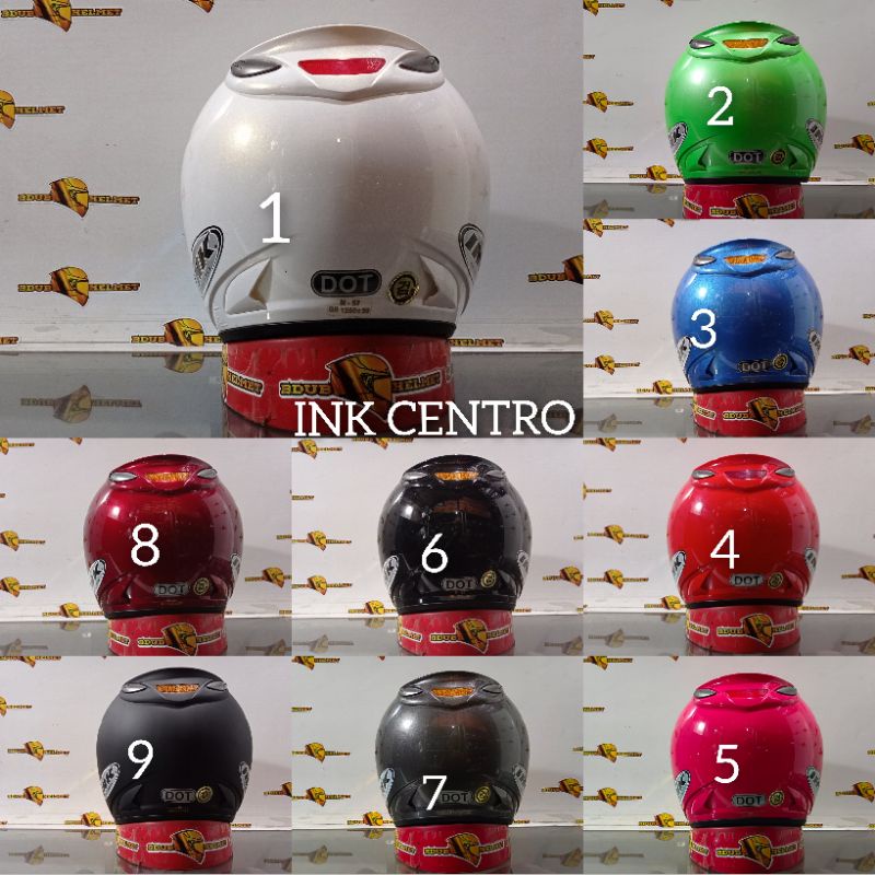 Helm INK METRO 2 Solid polos 2 visor original 100% original SNI-DOT-Ink centro original