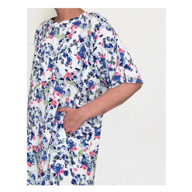 Alfani floral bloom print flowy midi dres