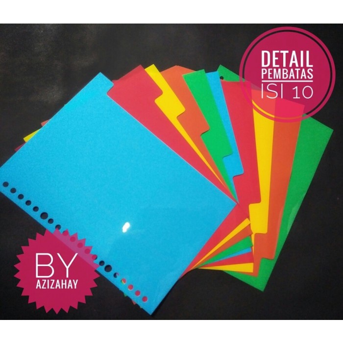 

Jualan Pembatas Binder 20 Ring Limited