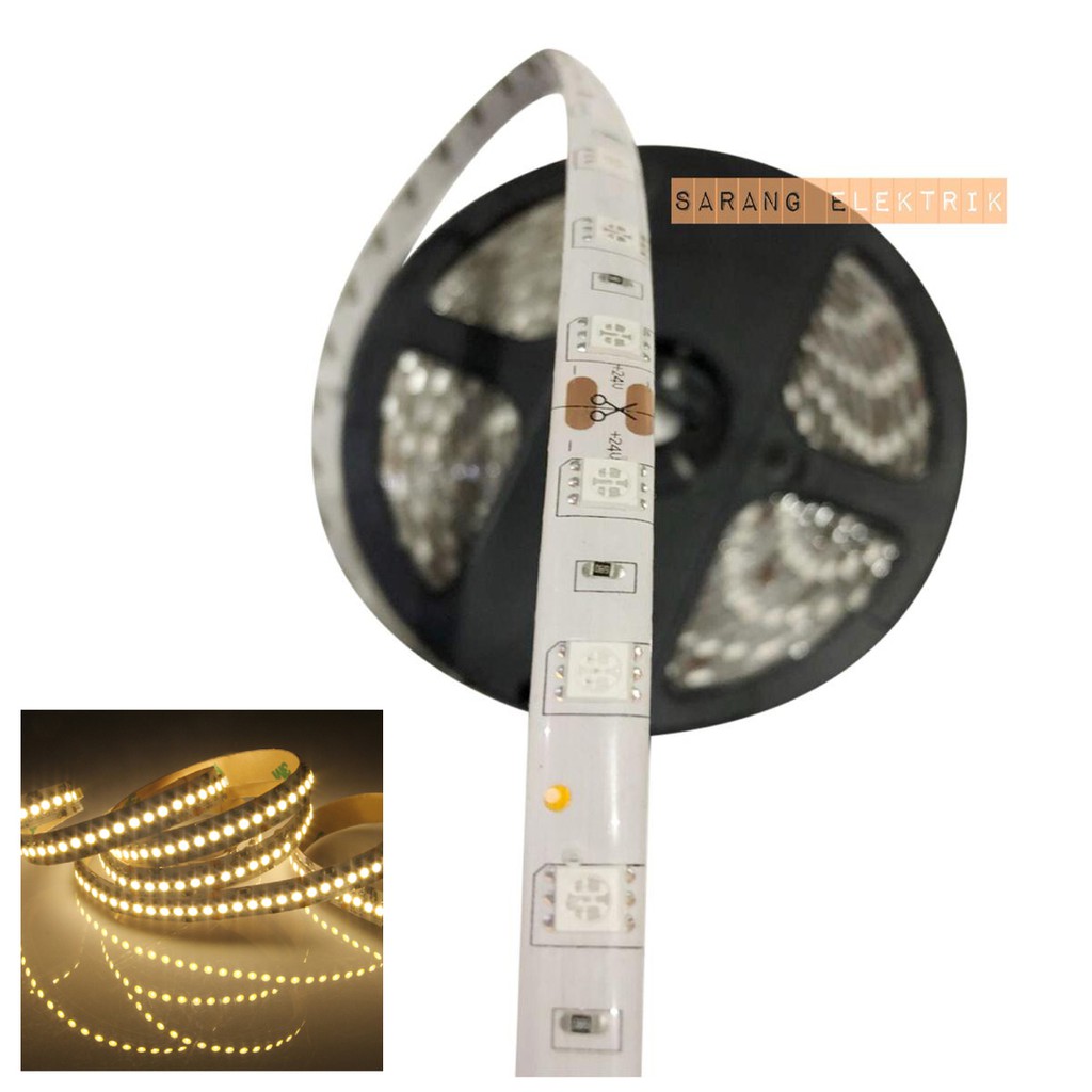 Seinz Lampu Led Strip 5050 24V IP44 outdoor waterproof