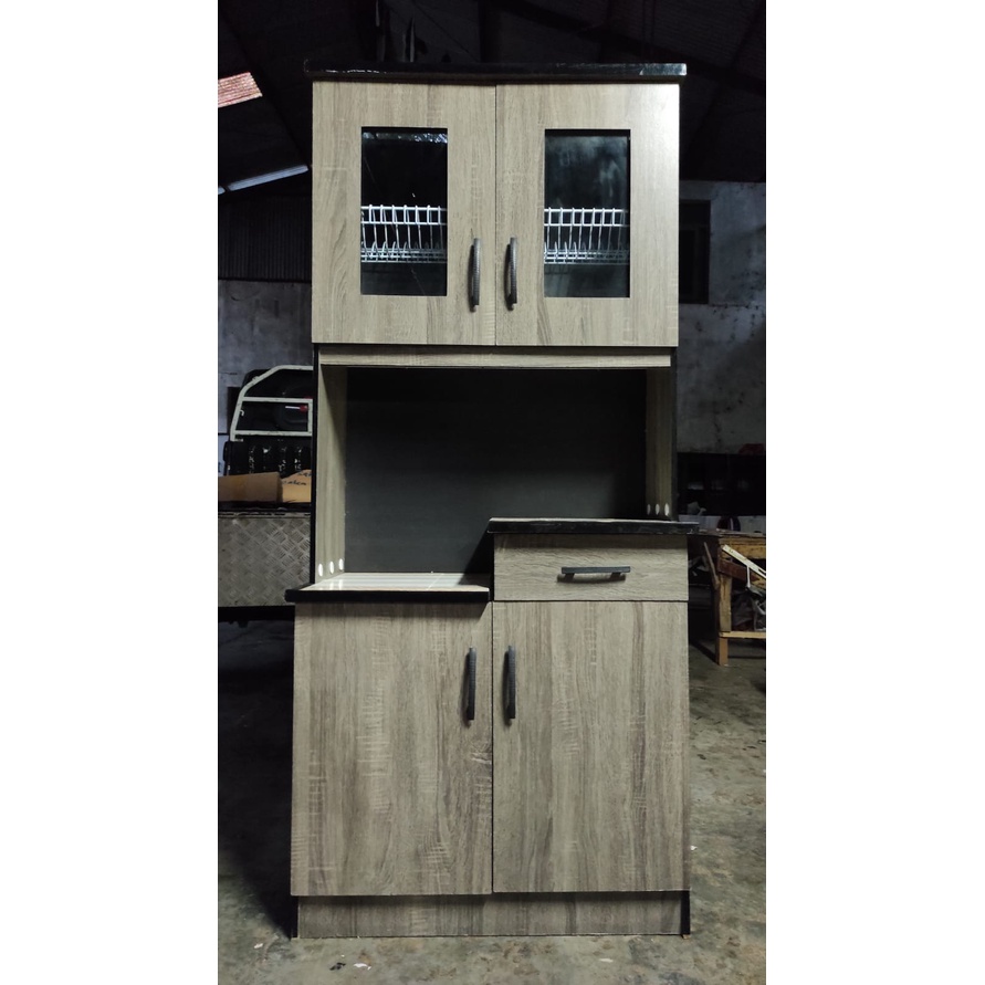 RETRO KLASIK VINTAGE MODERN Lemari Dapur Sayur 2 Pintu AWET KUAT KOKOH Rak Piring BANDUNG CIMAHI Onl