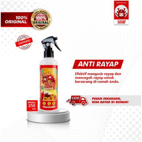 OBAT RAYAP KAYU KERTAS MEJA KURSI ZERONE JAPAN ANTI RAYAP SEMUT LALAT KECOA PAKET ISI 3 BOTOL