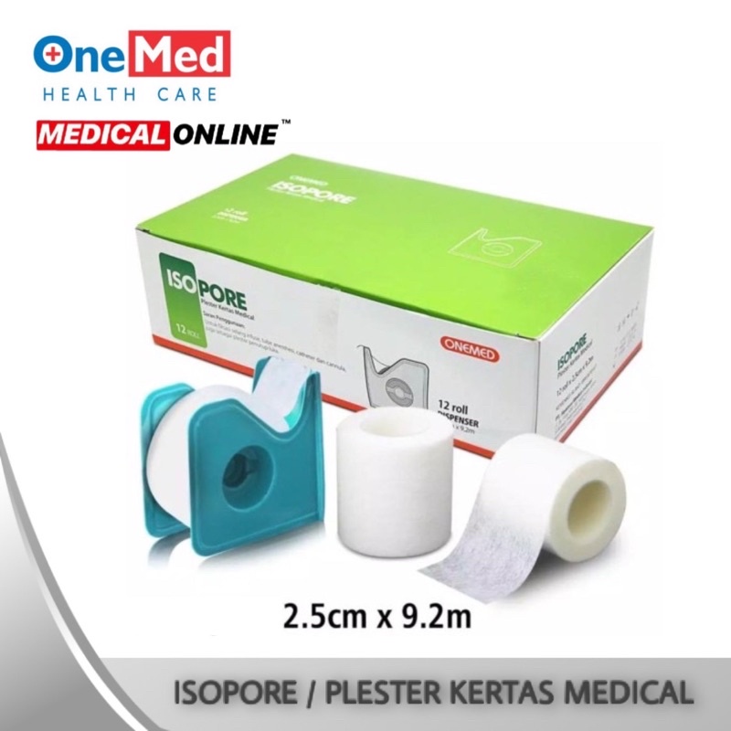 ISOPORE + DISPENSER ONEMED PLESTER KERTAS MEDICALONLINE MEDICAL ONLINE