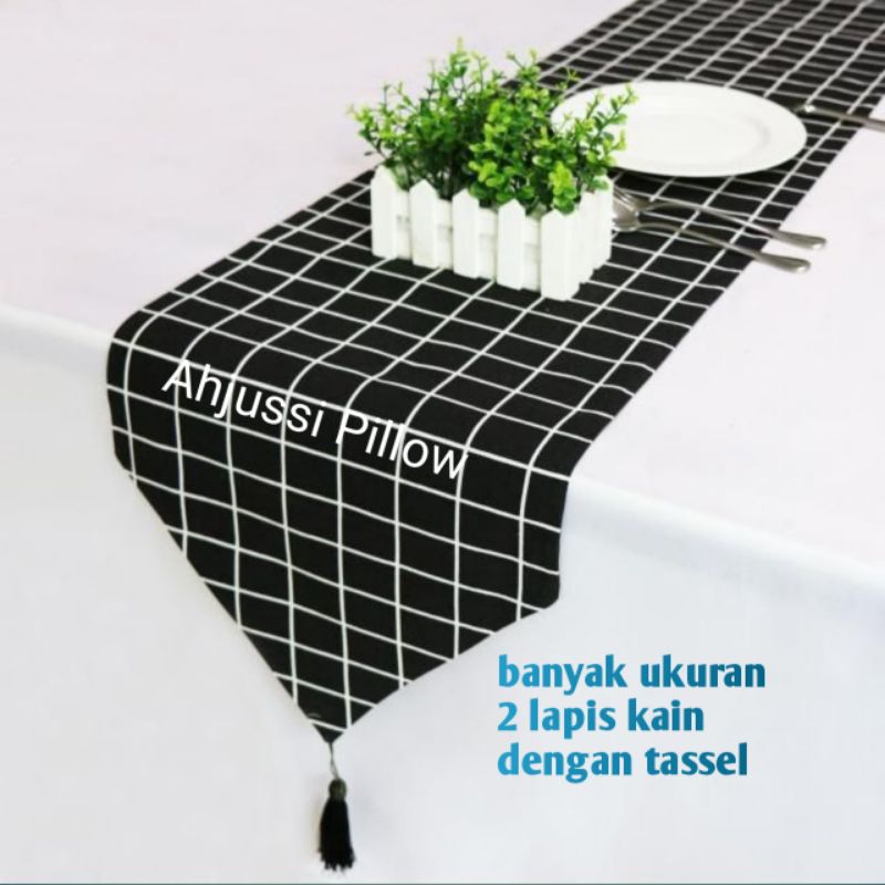 Taplak Meja Tamu Makan Taplak TV Table Tunner Panjang 250 cm 200 cm