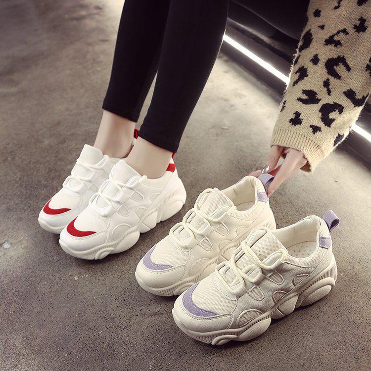 IELGY Sepatu Sneakers Wanita Model Korea Casual Sport Flat IELGY Sepatu Sneakers Wanita Model Korea Casual Sport Flat