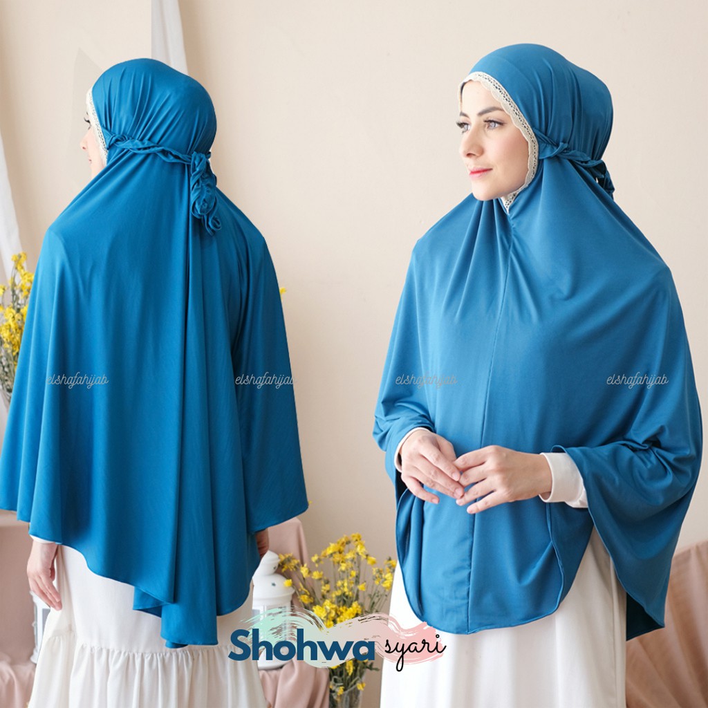 JILBAB JUMBO POLOS SHOHWA / HIJAB INSTANT DEWASA / JILBAB INSTAN LANGSUNG PAKAI / KERUDUNG INSTAN JUMBO MURAH