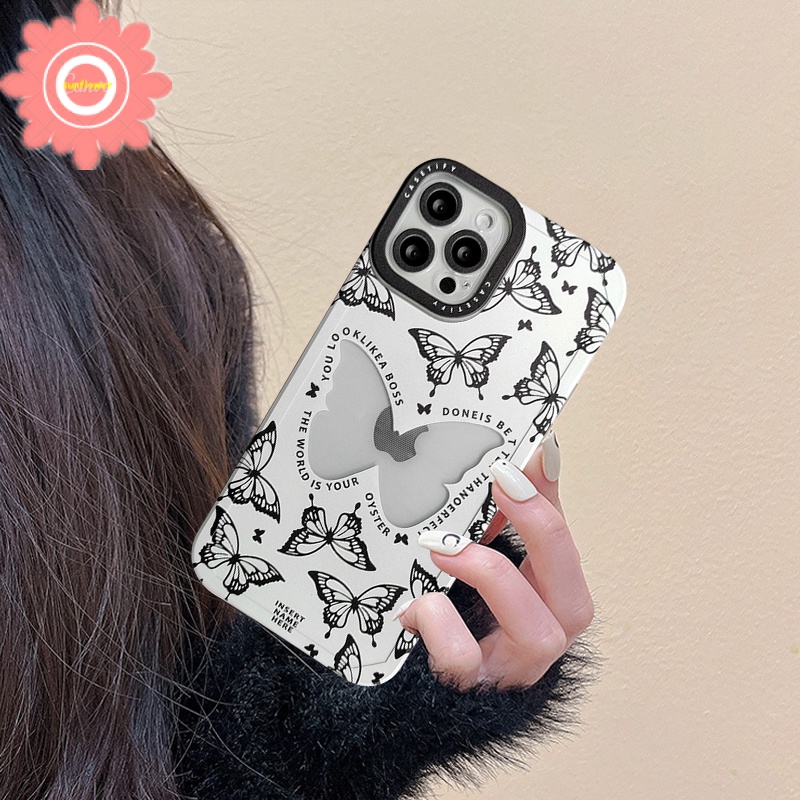 Butterfly Soft Case Tpu Transparan Motif Kupu-Kupu Untuk iPhone 7 8 6 6s plus X XR XS max 11 12 13 pro max SE 2020