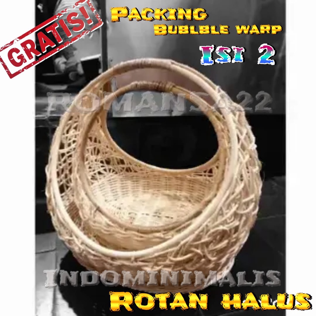 Kotak Seserahan Keranjang Parcel Hantaran Pernikahan Parsel Rotan Perlengkapan Baki Buah Kado Lamara