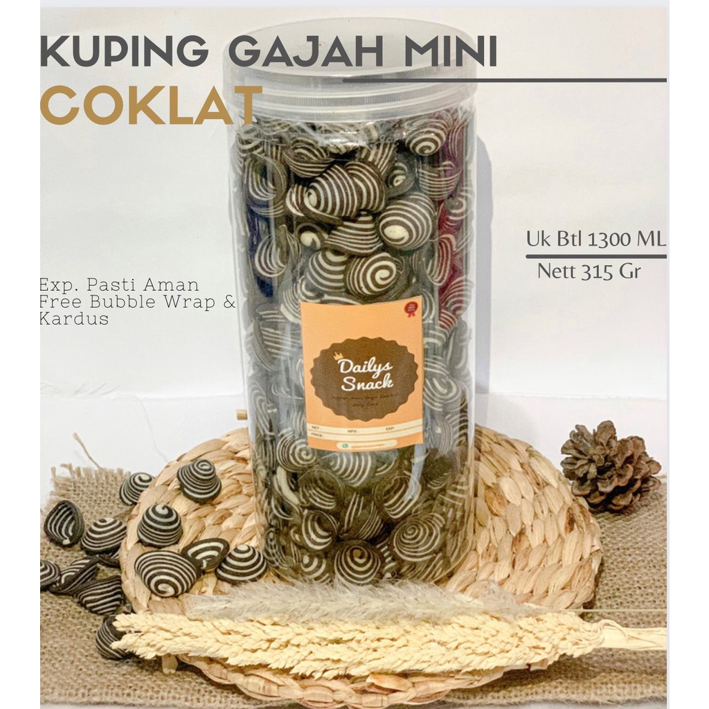 

SNACK KILOAN / MAKANAN RINGAN - KUPING GAJAH MINI 315 GRAM