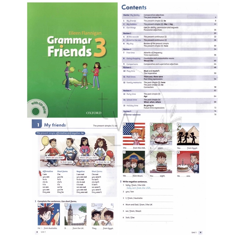Oxford Grammar Friends Level 1 2 3 4 5 6 - Buku Grammar Inggris Anak SD Family and Friends-Level 3 (PDF)