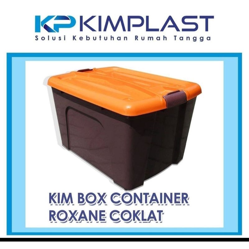 CONTAINER BOX KIMPLAST 50 LITER RODA MURAH