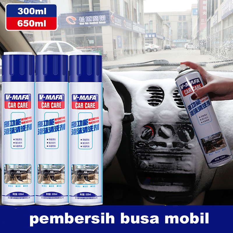 Foam Pembersih Sepatu /Pembersih Interior Mobil/Pembersih Tas/Car Care Foam Cleaner Multifungsi