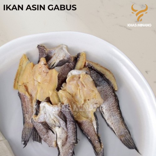 

Ikan Asin Gabus 250gr Ikan Gabus Kiruang Bakok Rutiang Asli Padang Khas Minang