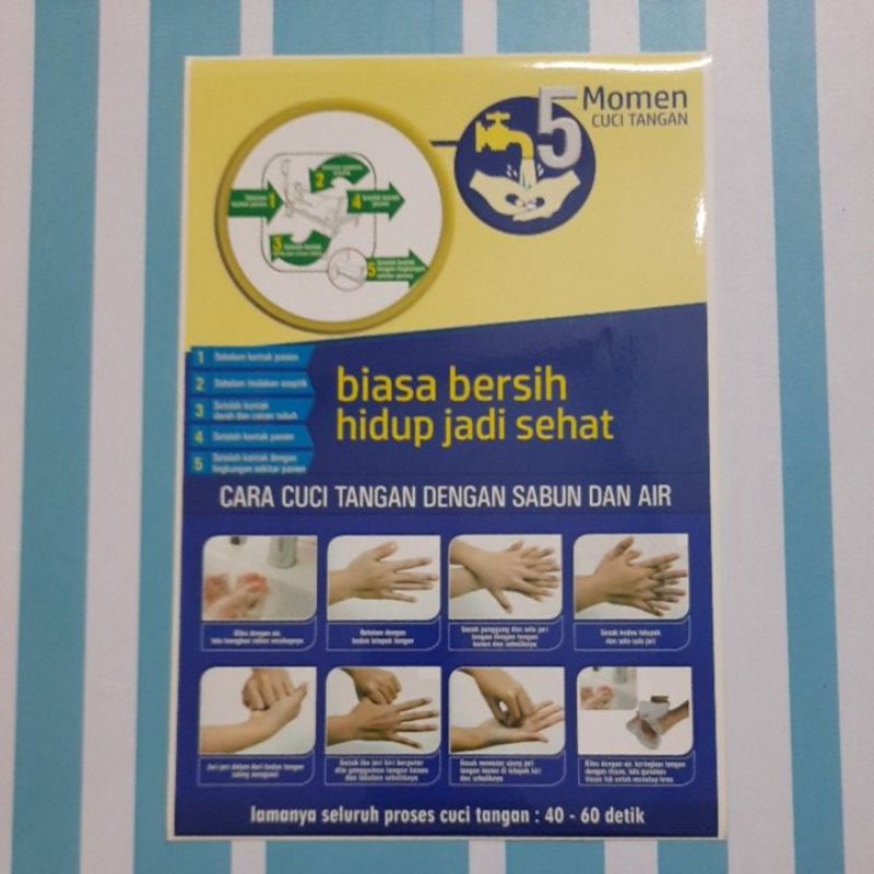 

Stiker Momen Cuci Tangan