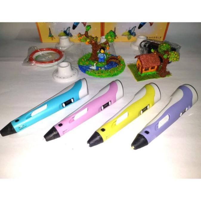 

Sale 3D pen pena 3 dimensi mainan menggambar DIY drawing pulpen 3D bolpen - Biru Muda