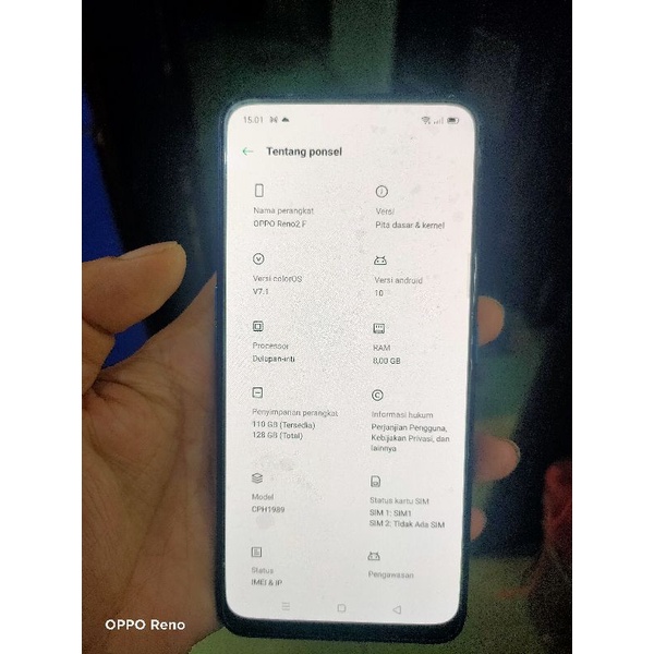 LCD OPPO RENO 2F ORIGINAL AMOLED LCD OPPO RENO 2F SUPERAMOLED LCD OPPO RENO 2F COPOTAN ORIGINAL