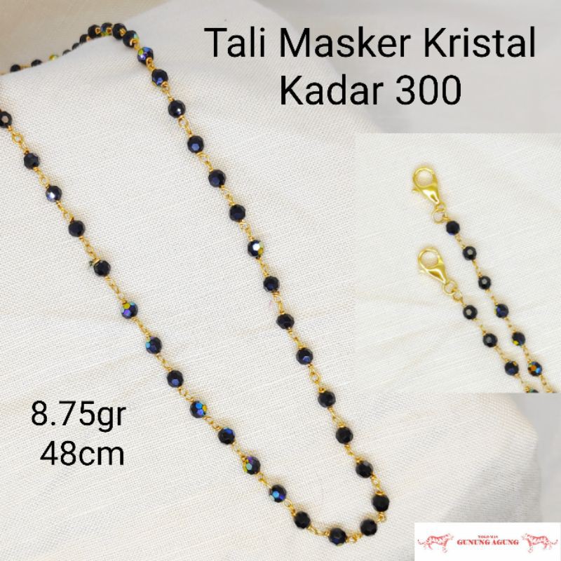 Tali Masker Kristal Emas Asli Kadar 300 Toko Mas Bekasi Termurah