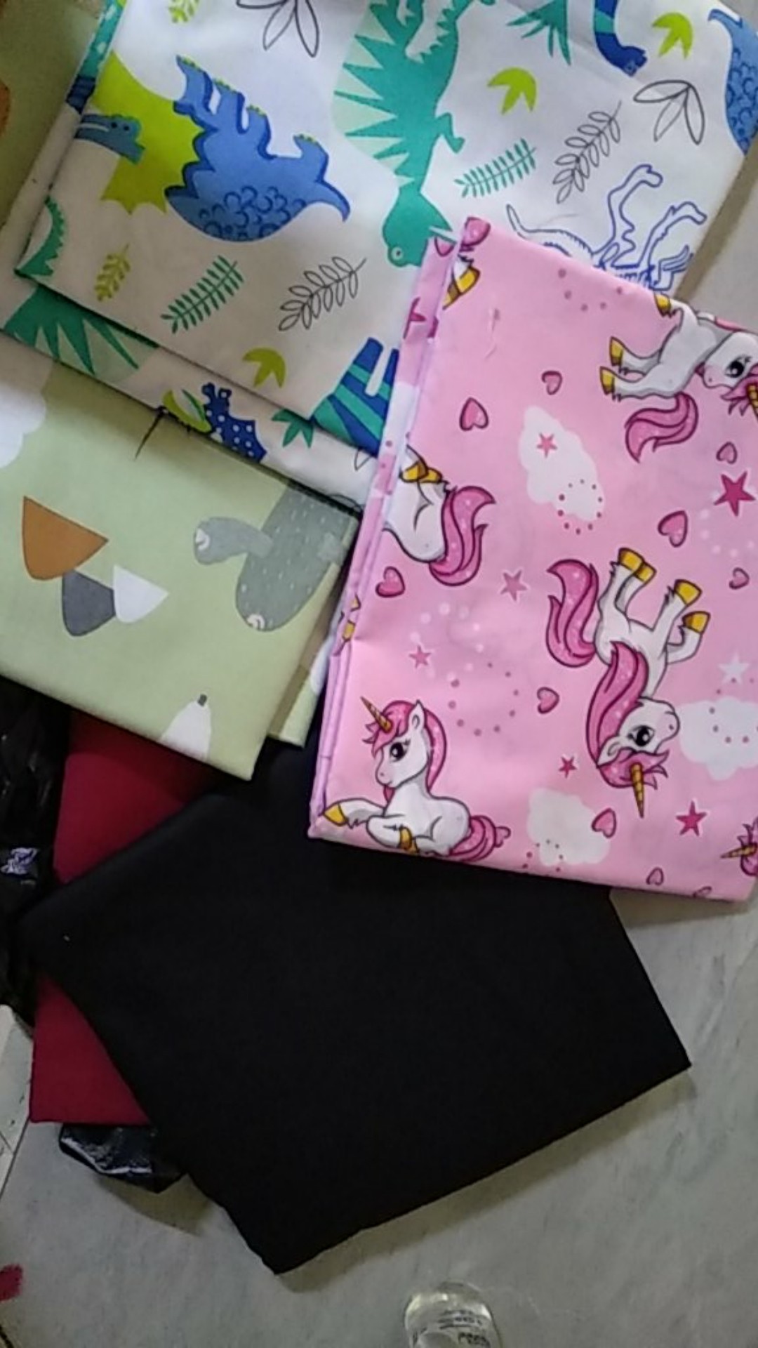 Dino Time -kain Sprei Katun Lokal Meteran Star Bintang Kecil