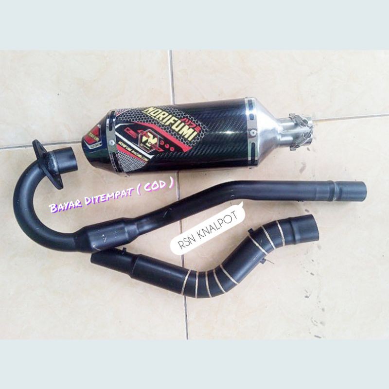 Knalpot Racing CRF KLX WR155 KLX XSAI  dtracker Nurifumi carbon fulldoff Purbalingga