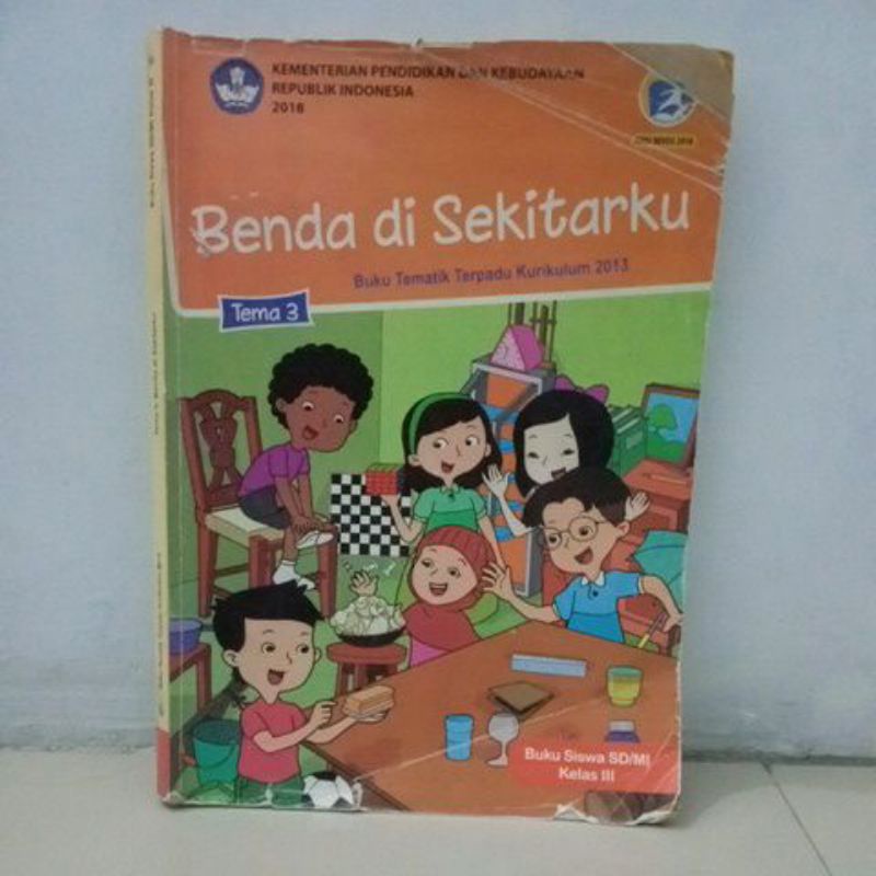 Preloved/Bekas Buku Tematik Kelas 3 SD Tema 3 Benda di Sekitarku