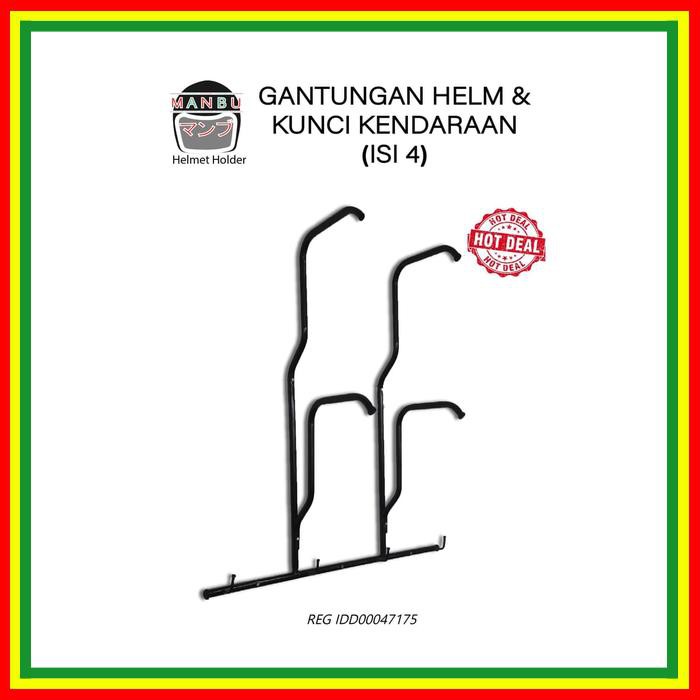 Kunci Pengaman Helm Motor Gantungan Kunci Helm ~ Gantungan Helm Motor / Kunci Kendaraan Isi 4