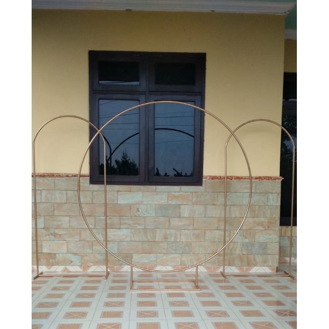 1 SET RING LINGKARAN & STANDING OVAL DEKORASI ELEGANT / DEKORASI SERBAGUNA