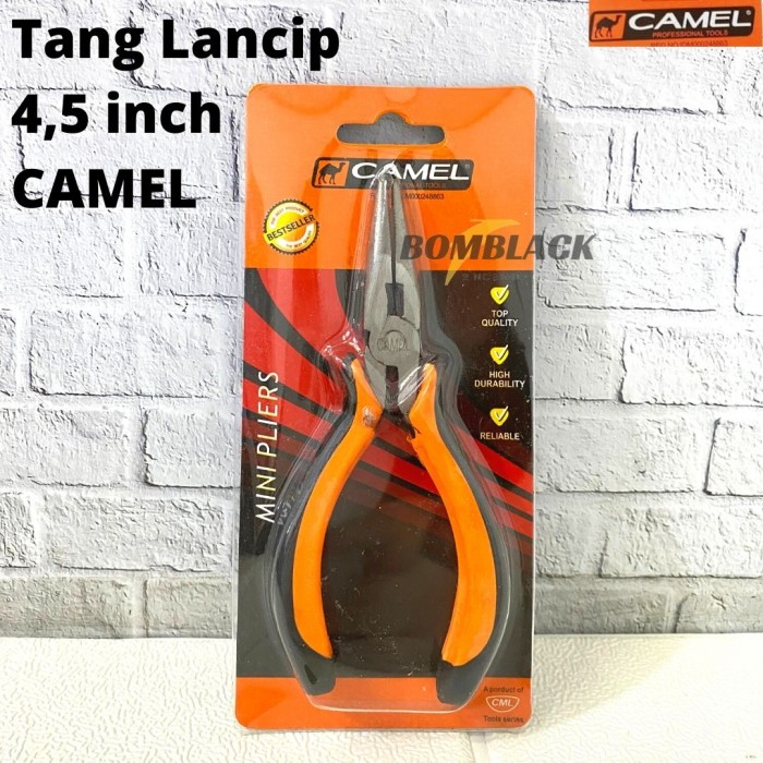 CAMEL Tang Lancip 4,5 inch Tang Mini 4.5 inci inchi Kecil Pendek