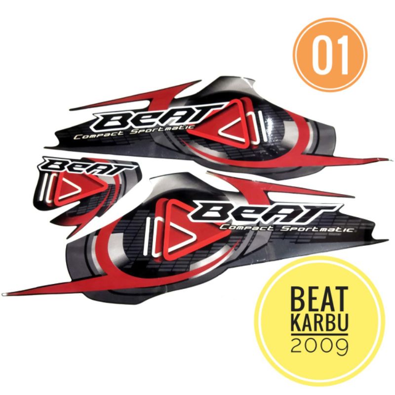Jual stiker striping Honda Beat 2009 striping original | Shopee Indonesia