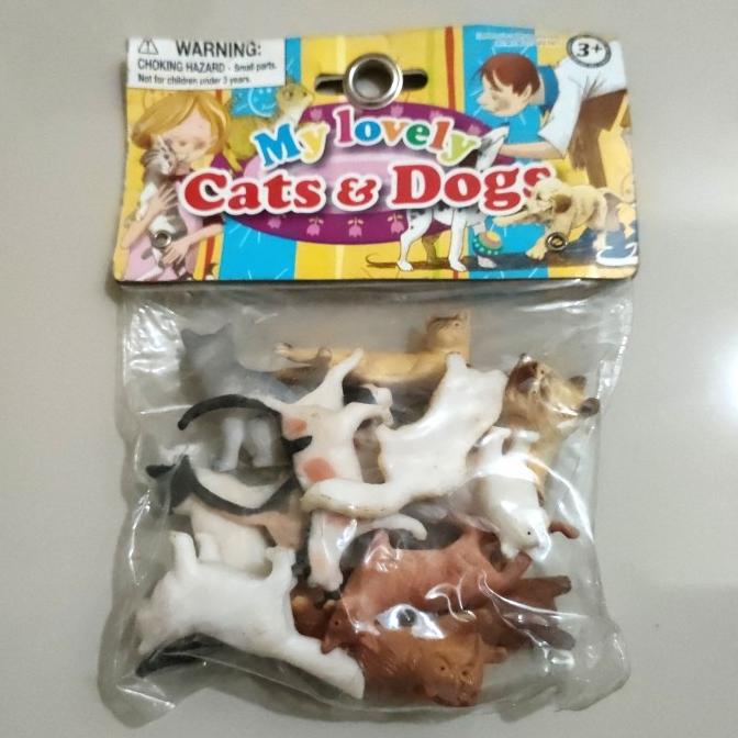 populer] mainan figure kucing karet jadul