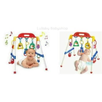 Baby musical play gym / musik mainan rattle bayi anak playgym