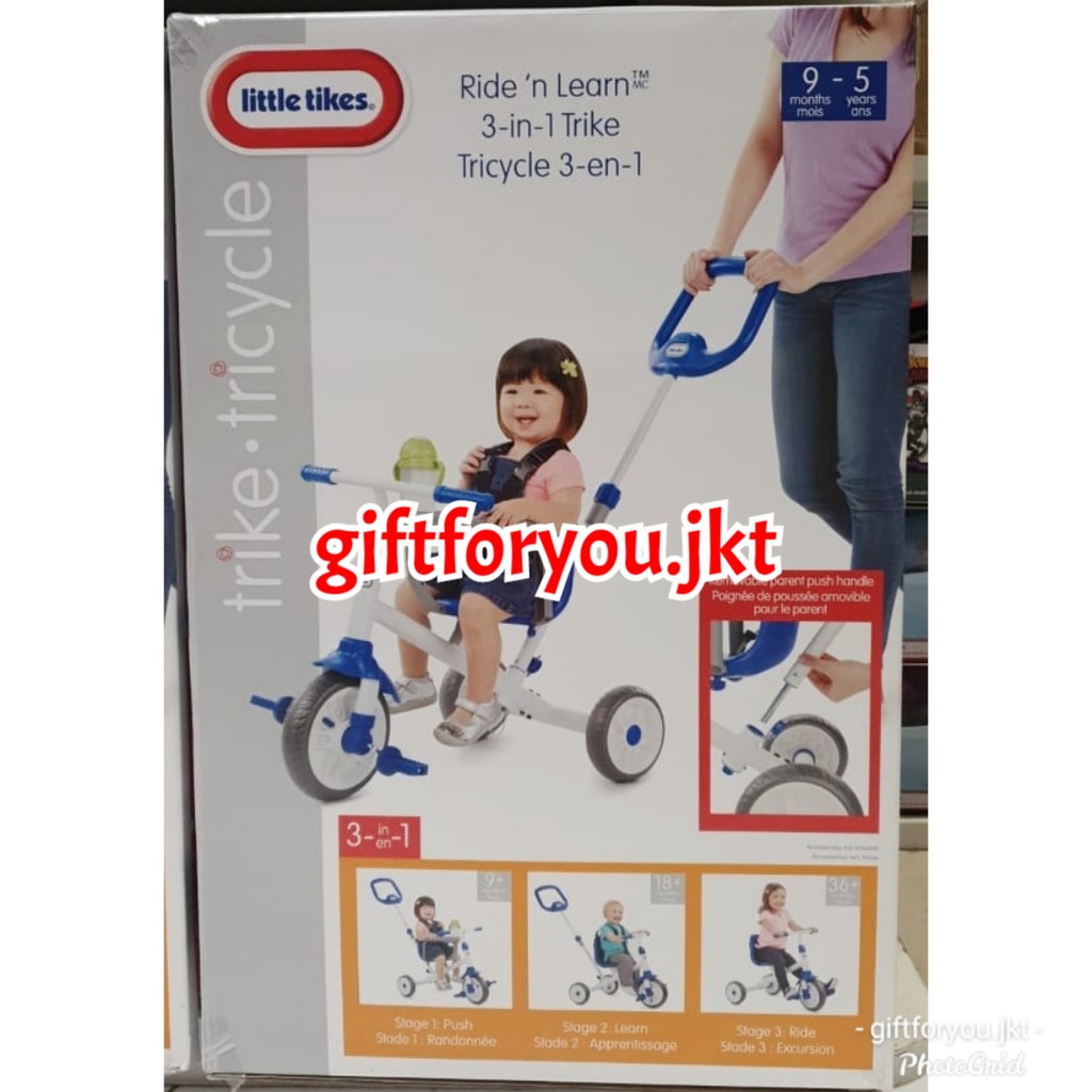 ride n learn 3 in 1 trike