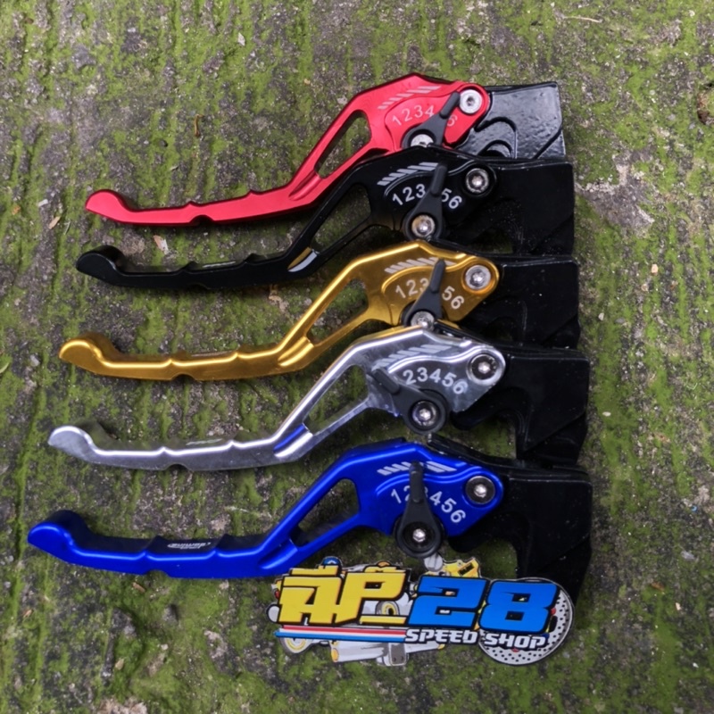 TUAS REM 1 SET MODEL STELAN BAHAN CNC MATIC YAMAHA / HANDLE REN MIO SPORTY MIO SMILE FINO SOUL XEON X-RIDE MIO M3 MIO J MIO S 1 SET MODEL STELAN FULL CNC