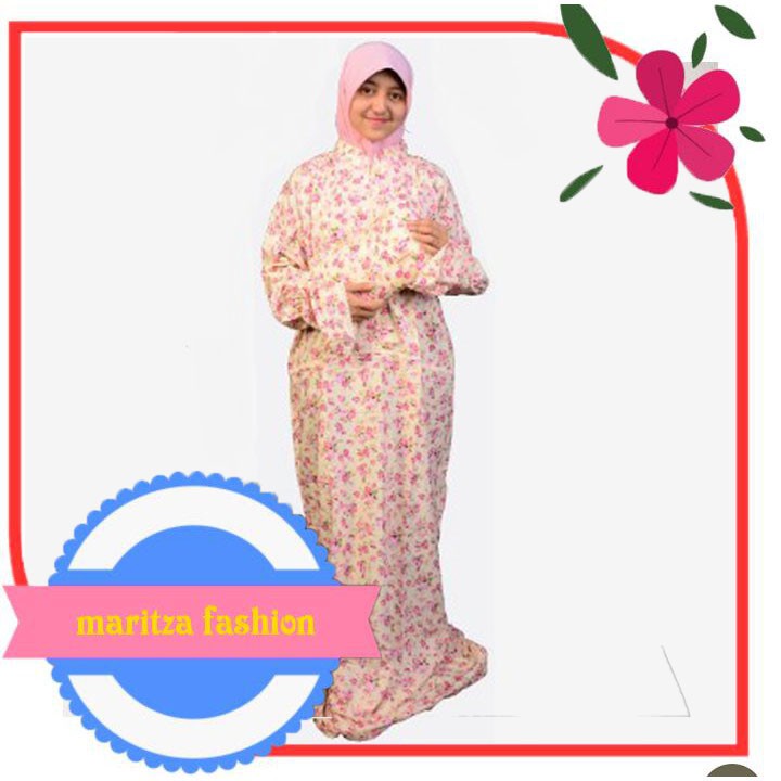 Mukena Terusan Choirinisa Model Hasna Mukena Dewasa