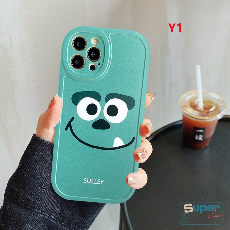 Monsters Case VIVO Y36 Y12 Y35 Y02 Y22 Y16 Y91C Y12i Y93 V25 E Y91 Y21 Y33S Y51A Y21S Y21A Y33T Y15s Y15 Y95 Y20i Y15A Y1S Y51 Y1 Y20 Y17 Y30 Y50 Y31 Sulley Mike Soft TPU Cover